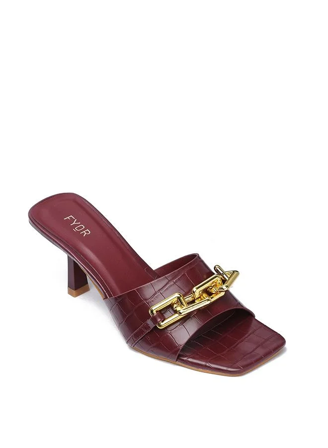 فايور Chain Link Heeled Sandal HL 120